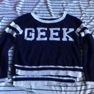 BOGO “GEEK” thick knitted sweater